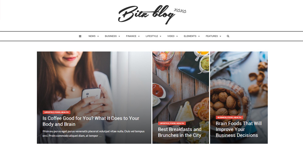 Home page