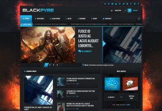 Blackfyre – Premium Responsive Gaming Community WordPress Theme