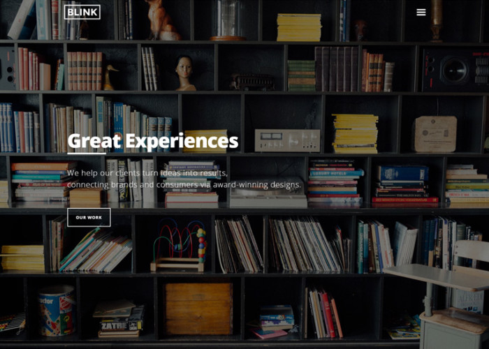 Blink – Premium Responsive Parallax One Page HTML5 Template