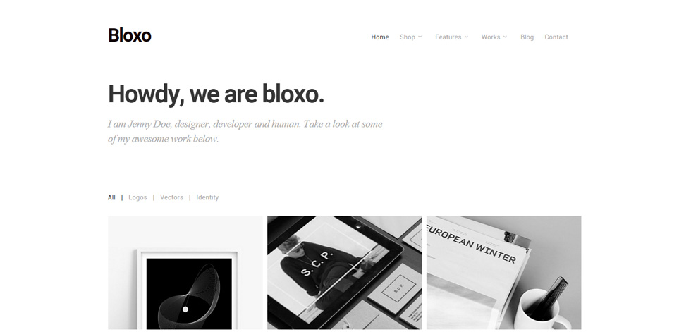 Home page
