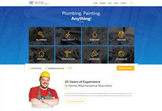 Blue Collar – Premium Responsive Handyman HTML5 Template