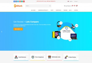 Blurb – Premium Responsive Affiliate Marketing HTML5 Template