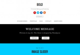 Bold – Premium Responsive WordPress Blog & Portfolio Theme
