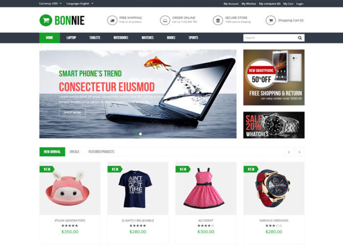 Bonnie – Premium Responsive Prestashop Theme