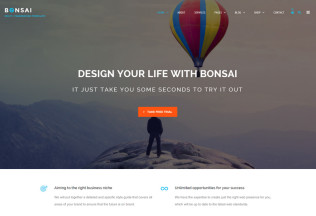 Bonsai – Premium Responsive MultiPurpose HTML5 Template for Digital Agency