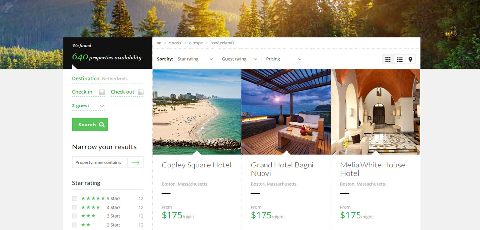 Hotel Listing