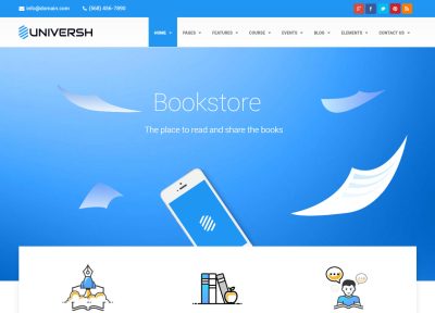 Best Bookstore Drupal Theme 2016