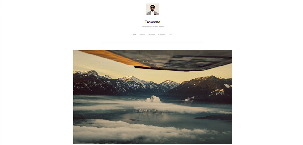 Welcome screen