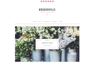 Bougenville – Premium Responsive Beautiful and Casual Tumblr Theme