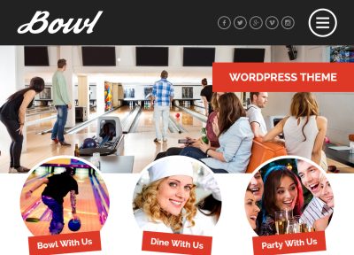 Best Responsive Bowling Center WordPress Themes in 2015