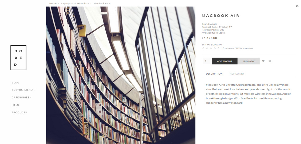 Product page