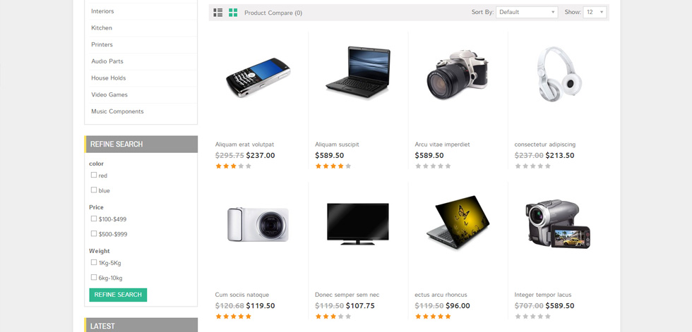 Category page
