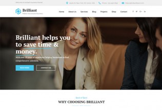 Brilliant – Premium Responsive Business Consulting HTML5 Template
