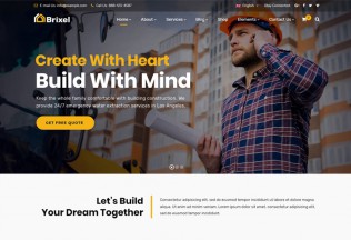 Brixel – Premium Responsive Construction Building WordPress Theme