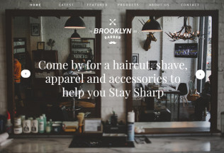 Brooklyn – Premium Clean And Modern One-Page Muse Template