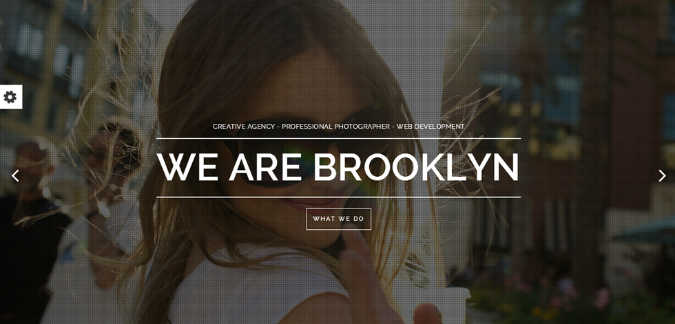 Welcome screen