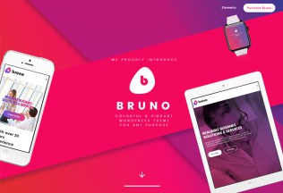 Bruno – Premium Responisve Creative MultiPurpose WordPress Theme