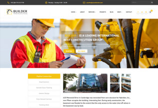 Builder – Premium Responsive Construction Drupal Theme