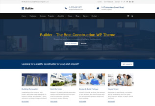 Builder – Premium Responsive Building & Construction WordPress Theme