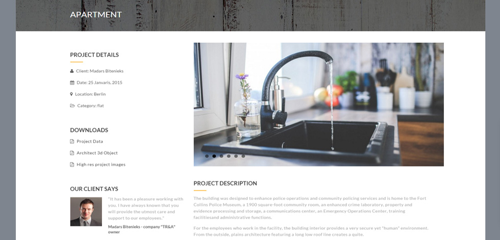 Project detail