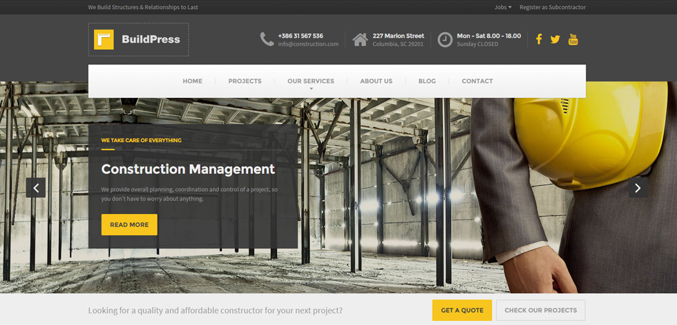 Home page