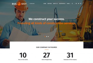 Builogicy – Premium Responsive Construction WordPress Theme