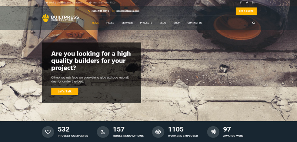 Home page