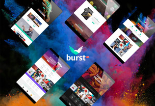 Burst – Premium Responsive Bold and Vibrant WordPress Theme