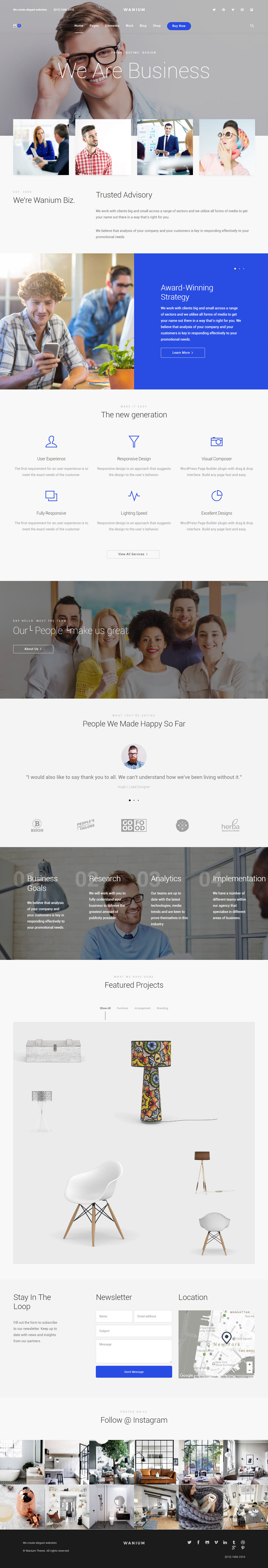 Wanium WordPress Marketer Theme