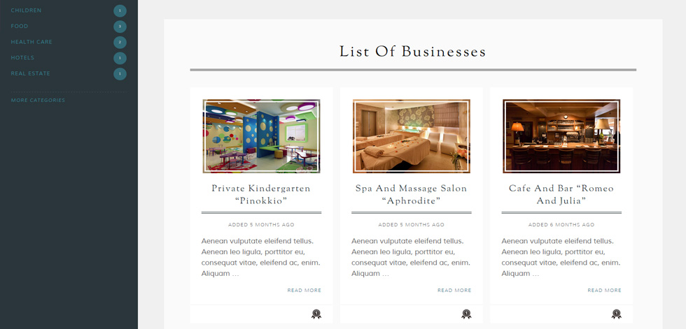 List of Business