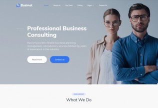 Businet – Premium Responsive Business Consulting HTML5 Template