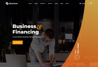 Businext – Premium Responsive Businesses & Financial WordPress Theme