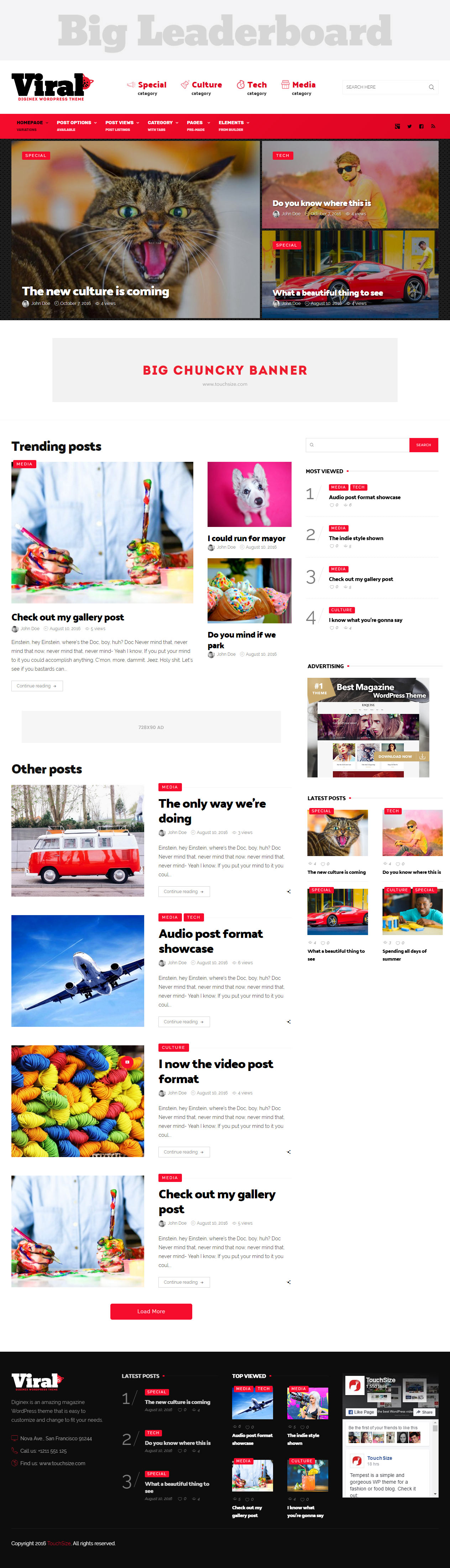 Diginex WordPress Theme like Buzzfeed
