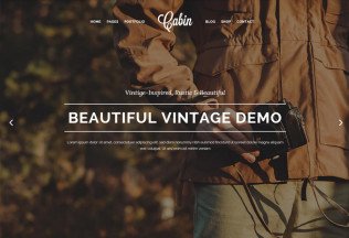 Cabin – Premium Responsive Vintage-Inspired WordPress Theme