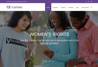 Callista – Premium Responisve Charity & Fundraising WordPress Theme