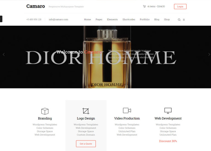 Camaro – Premium Responsive Multipurpose HTML5 Template
