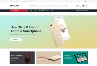 Camaro – Premium Responsive Super Market Minimalist Shopify Theme