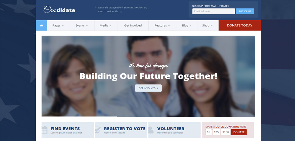 Home page