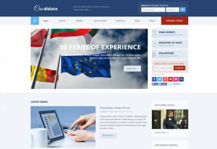 Candidate – Premium Responsive Political/Nonprofit WordPress Theme