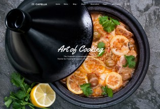 Capella – Premium Responsive Cafe and Restaurant WordPress Theme