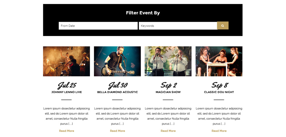 Event page