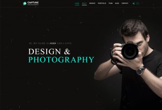 Capture – Premium Responsive Photography and Personal Portfolio HTML5 Template
