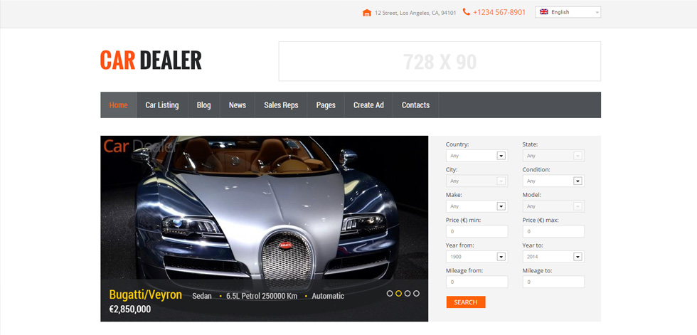 Home page