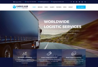 Cargo HUB – Premium Responsive Transportation Logistics WordPress Theme