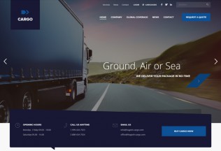 CargoFleet – Premium Responsive Cargo Transport HTML5 Template