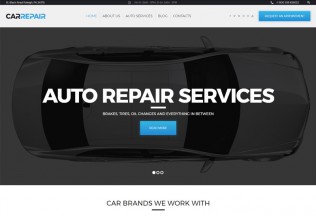 CarRepair – Premium Resposnive Auto Repair Services WordPress Theme
