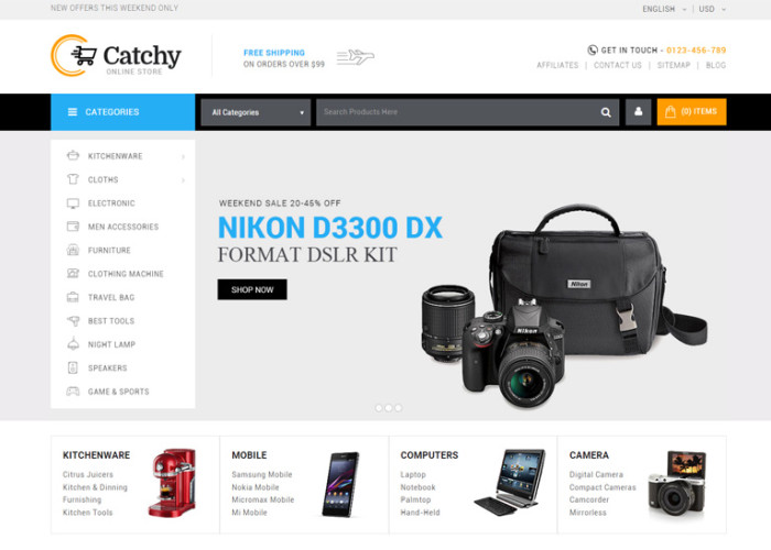 Catchy – Premium Responsive Prestashop Theme
