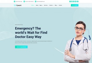 Cavort – Premium Responsive Medical Health HTML5 Template