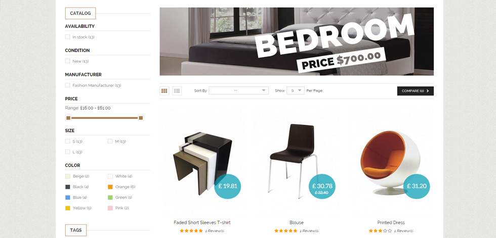 Category page