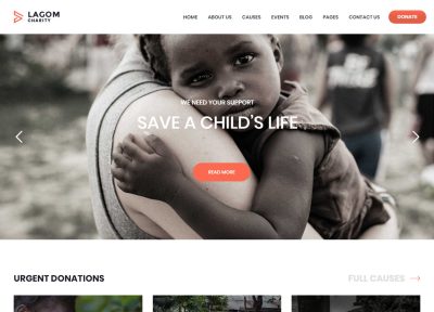 Latest Charity WordPress Themes 2018